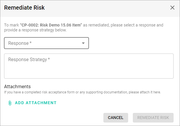 Remediate risk